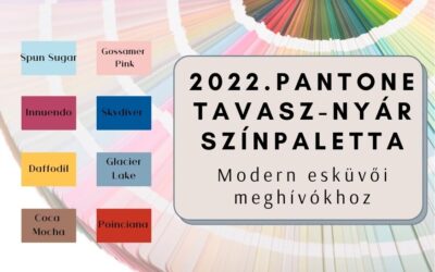 Amit feltétlenül tudnod kell 2022. esküvői meghívó színtrendjeiről – Tavaszi és nyári meghívók